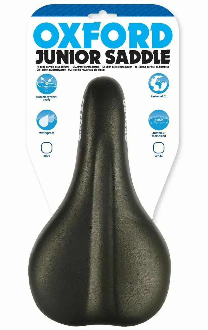 Oxford Contour Deluxe Saddle Black